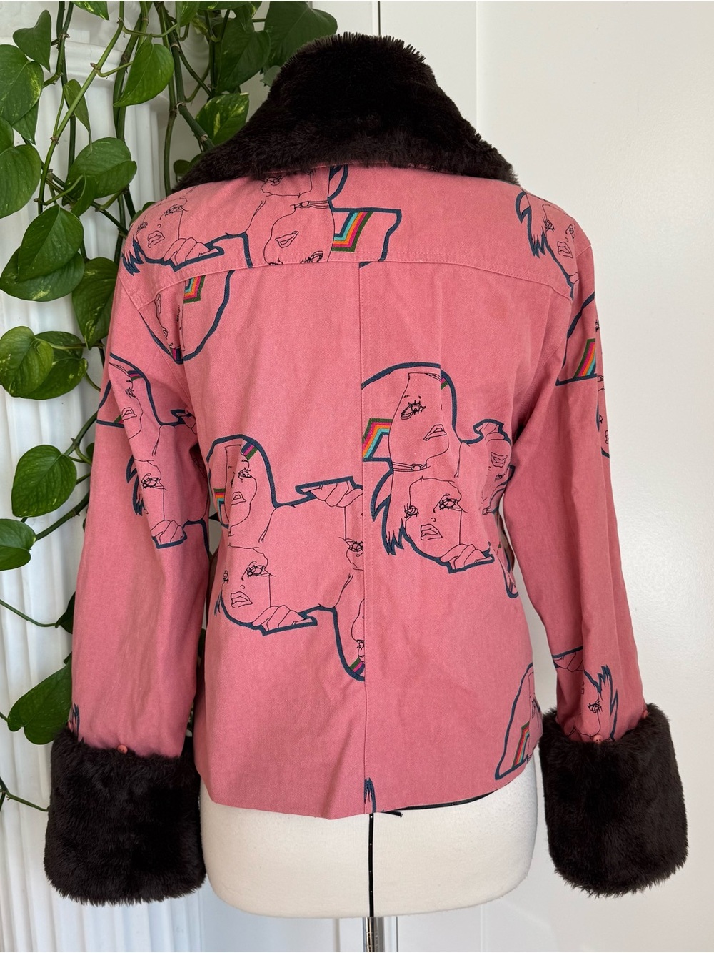 RARE 2000s PEACE NOW Harajuku Jacket - Picture 3 of 5